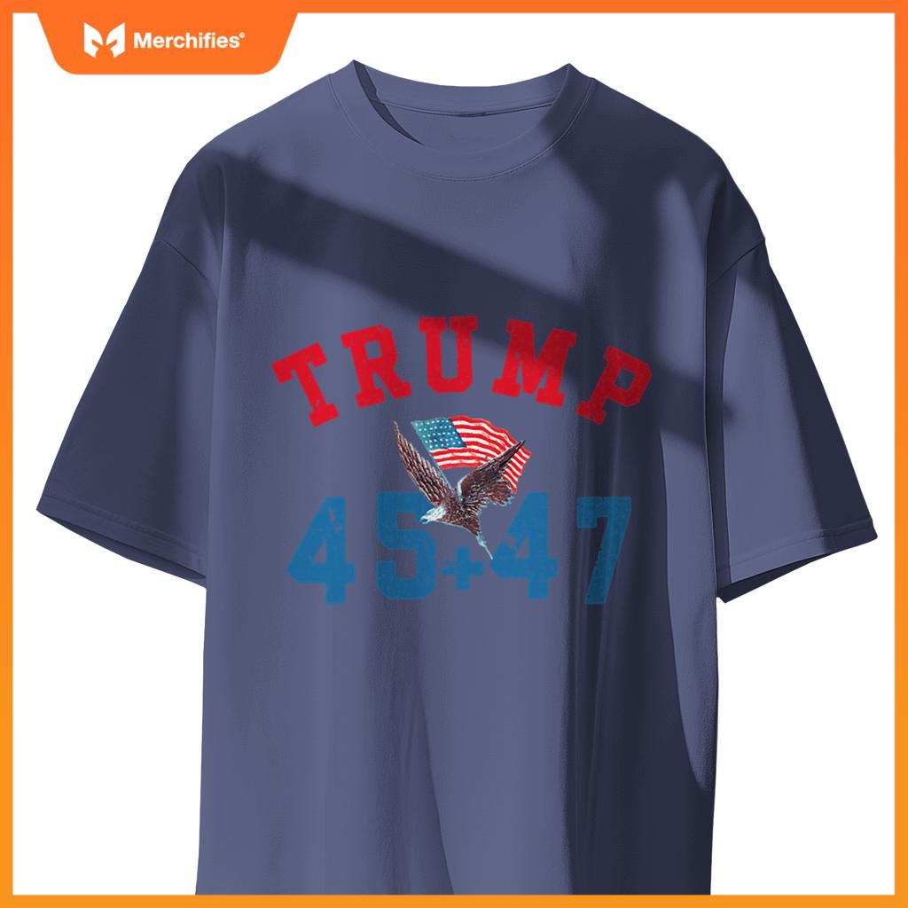Patriotic trump won 45 and 47 victory winner trump wins T-Shirt