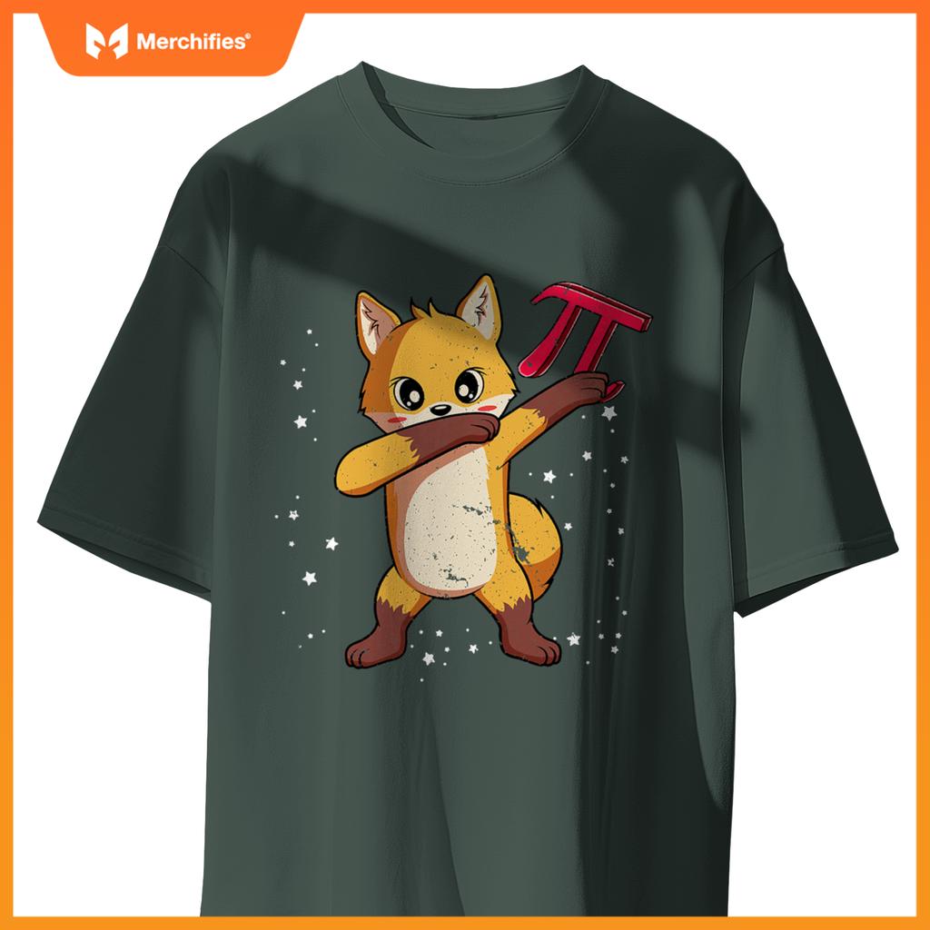 Pi day dabbing fox 314 symbol  math teacher