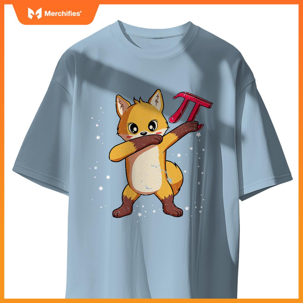 Pi day dabbing fox 314 symbol  math teacher