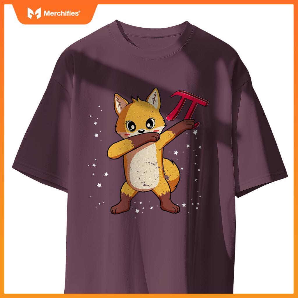 Pi day dabbing fox 314 symbol  math teacher
