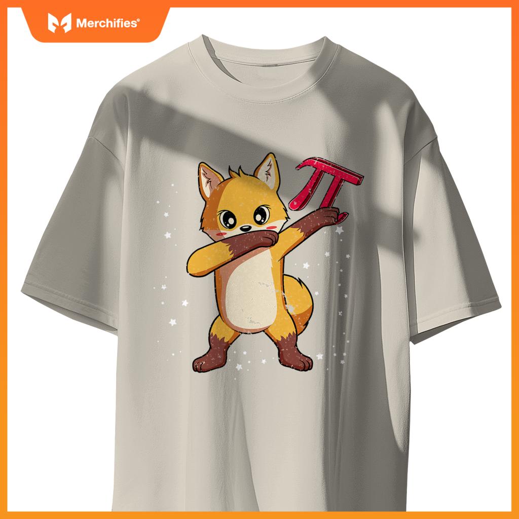 Pi day dabbing fox 314 symbol  math teacher
