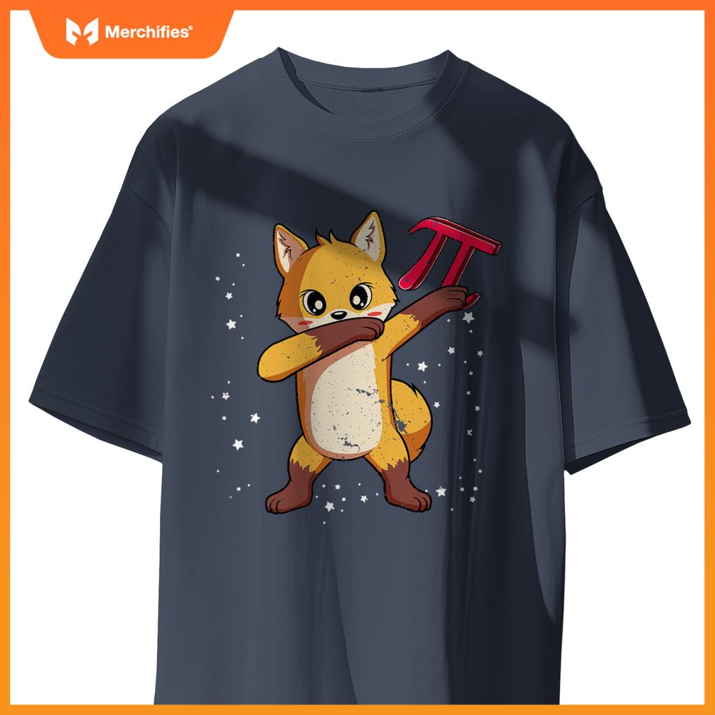Pi day dabbing fox 314 symbol  math teacher