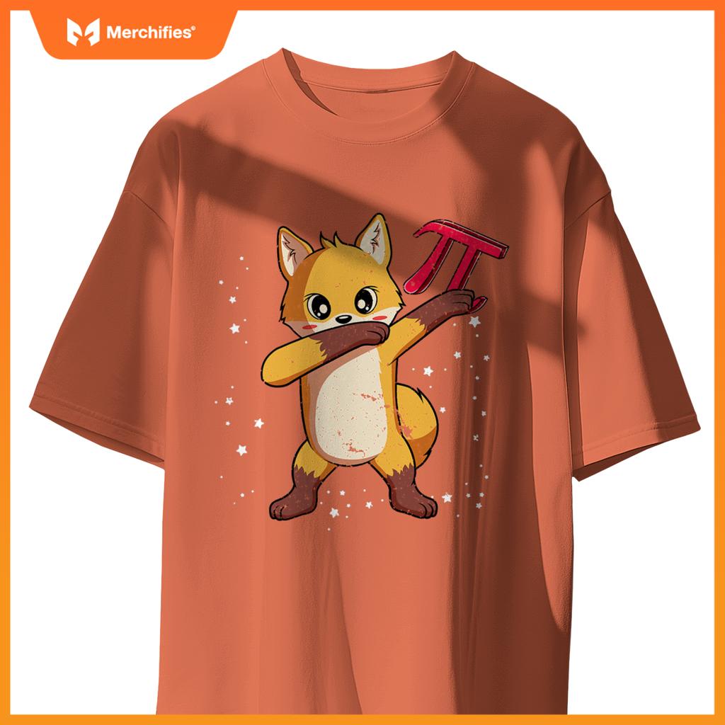 Pi day dabbing fox 314 symbol  math teacher