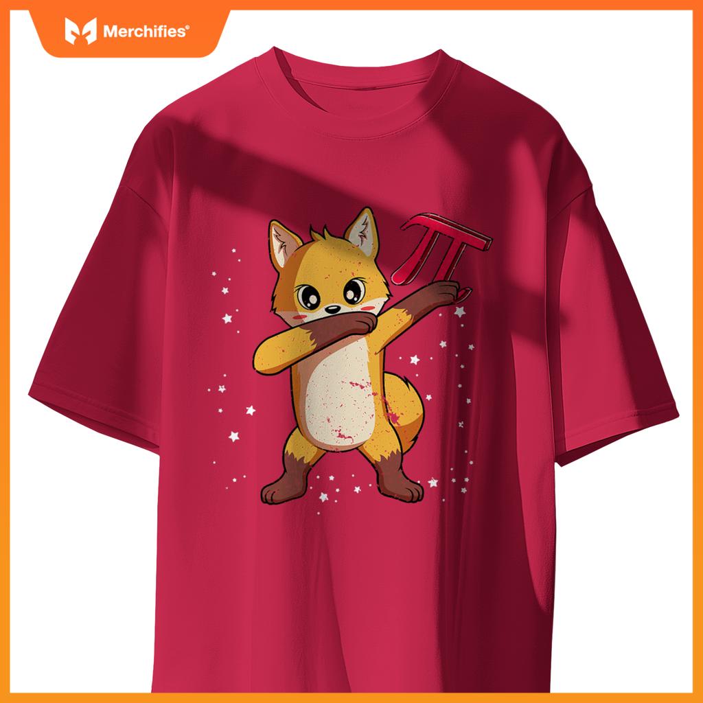 Pi day dabbing fox 314 symbol  math teacher