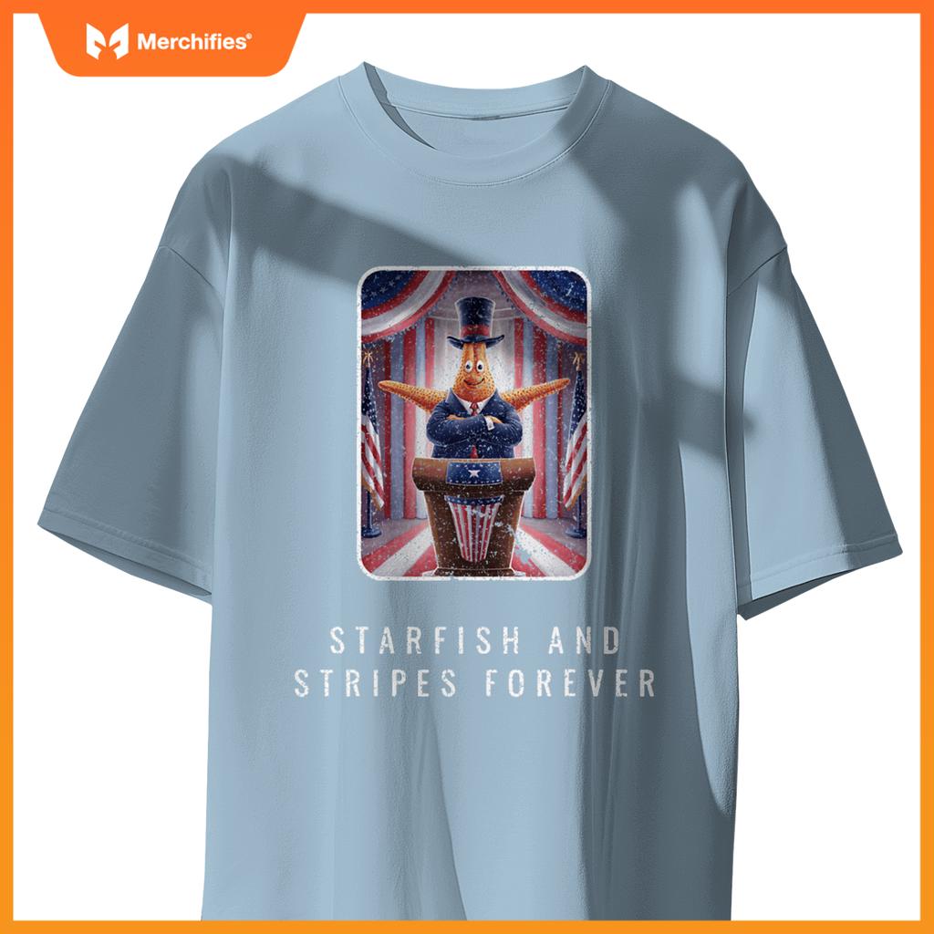 Political starfish president standing patriotic T-Shirt