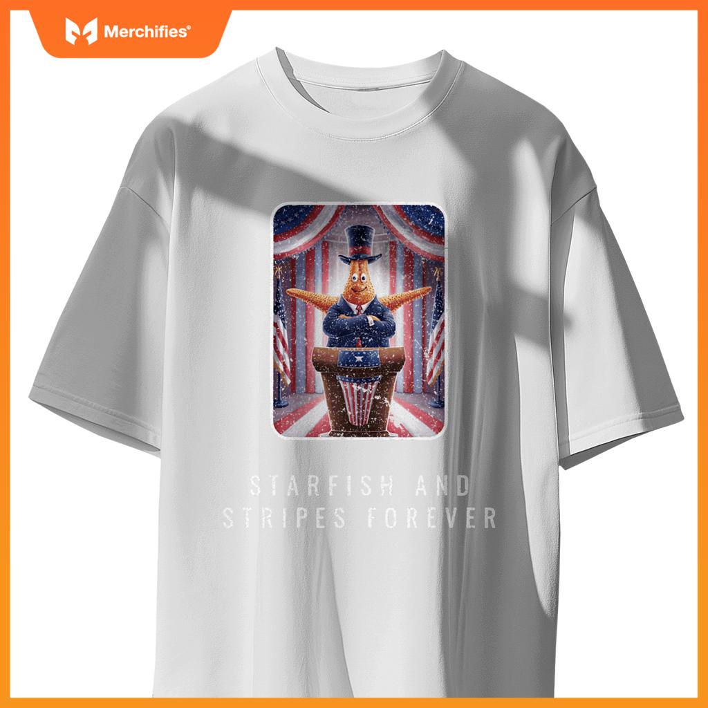 Political starfish president standing patriotic T-Shirt