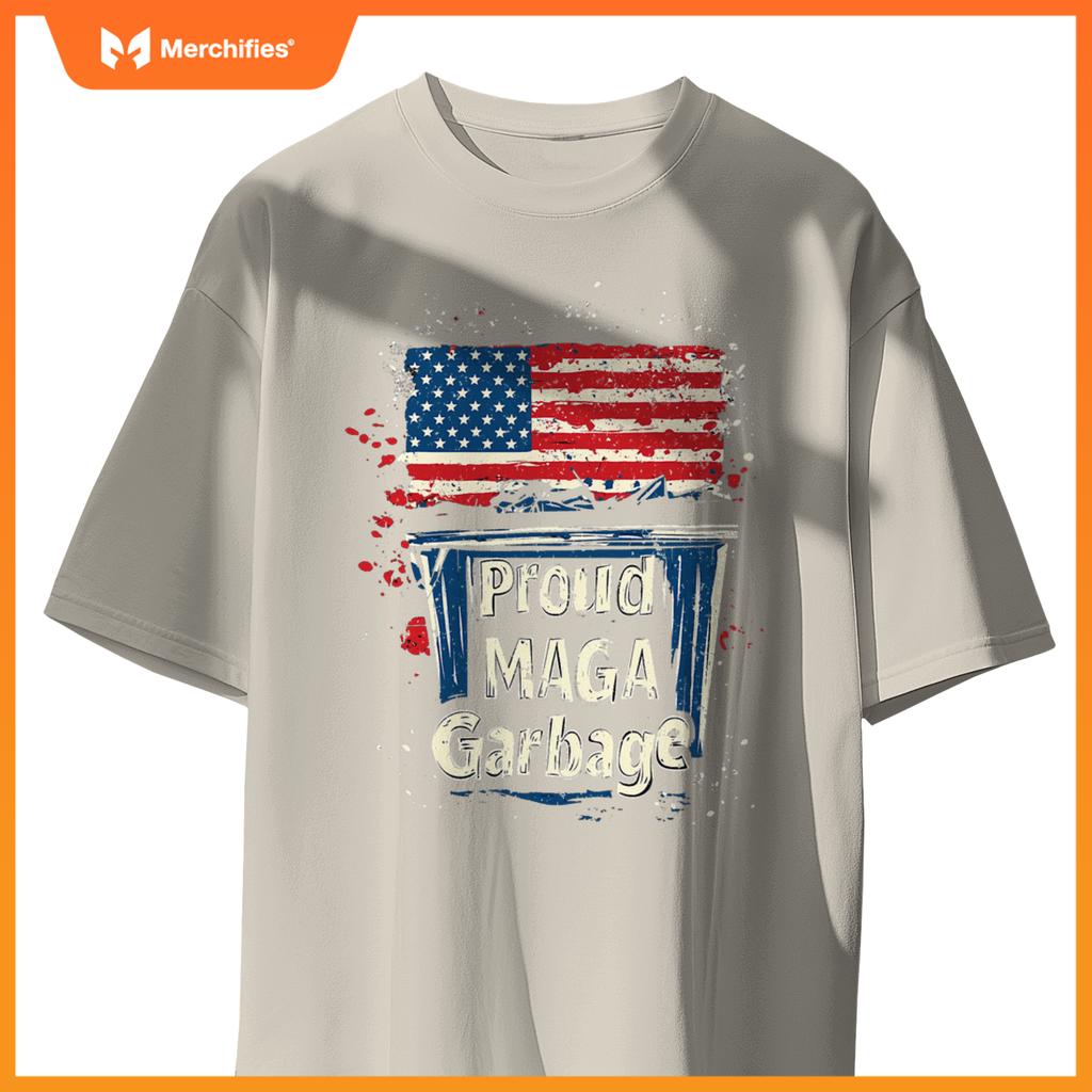Proud maga garbage patriotic pro trump, anti president biden T-Shirt