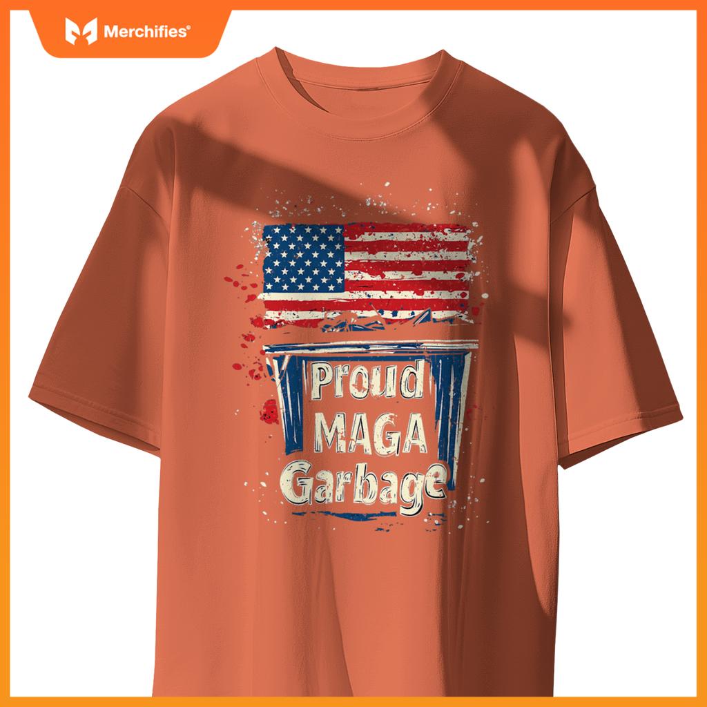 Proud maga garbage patriotic pro trump, anti president biden T-Shirt