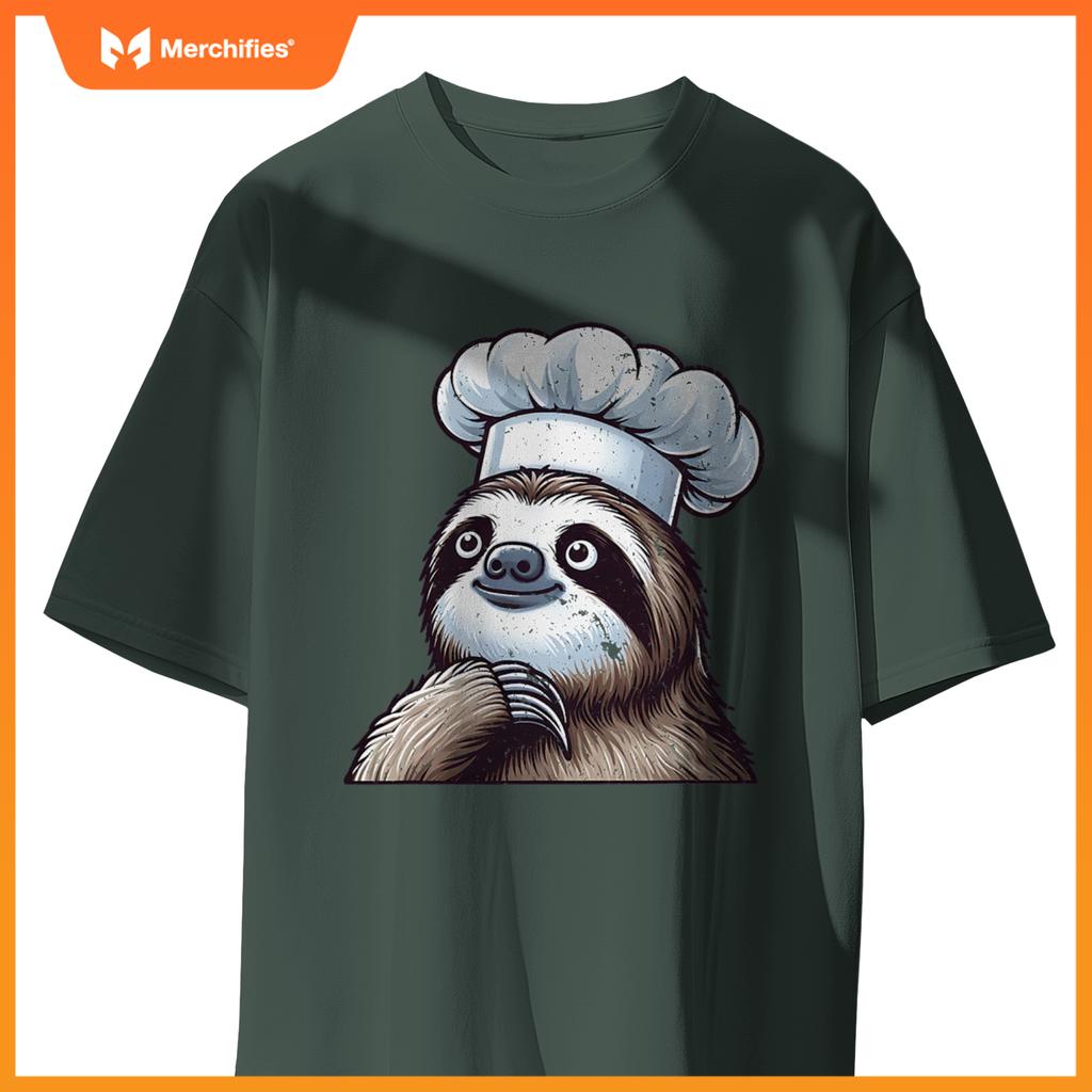 Proud Sloth Chef T-Shirt