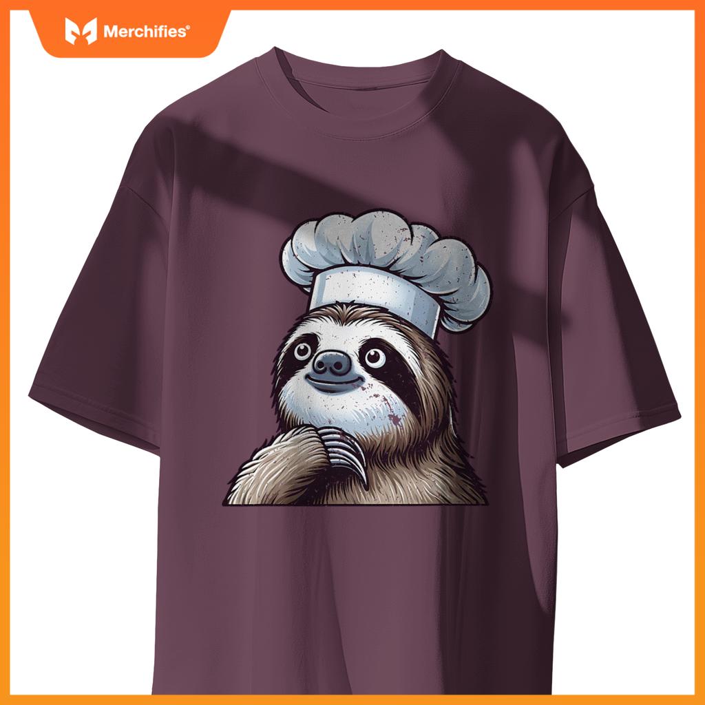 Proud Sloth Chef T-Shirt