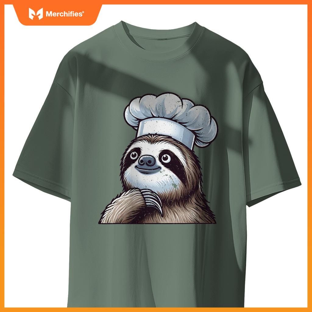 Proud Sloth Chef T-Shirt