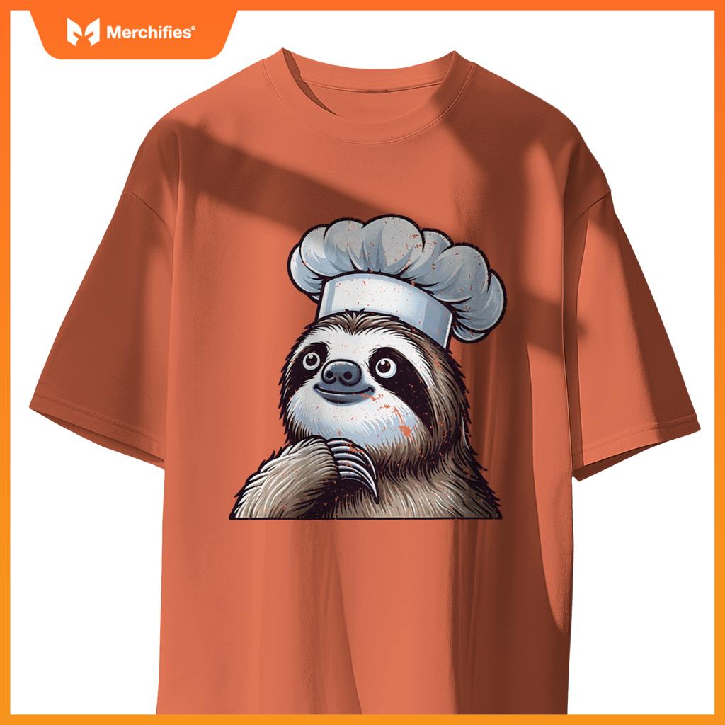 Proud Sloth Chef T-Shirt