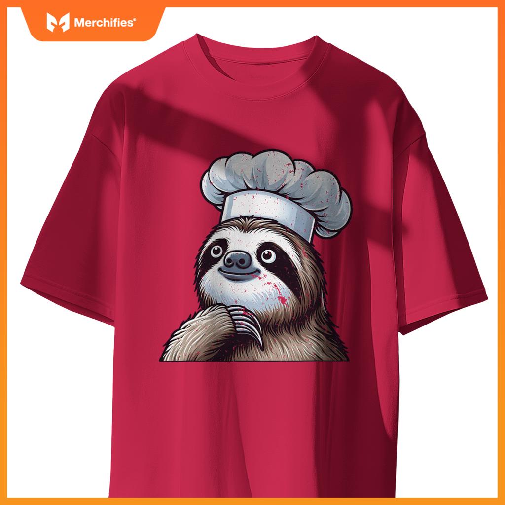 Proud Sloth Chef T-Shirt