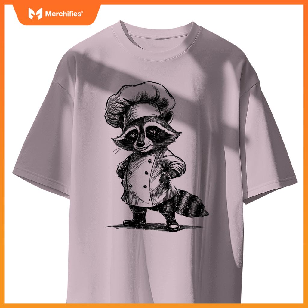 Raccoon Chef Trash Panda  Cooking Lover T-Shirt