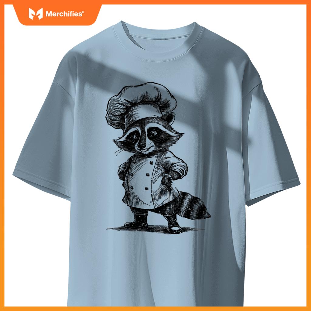 Raccoon Chef Trash Panda  Cooking Lover T-Shirt