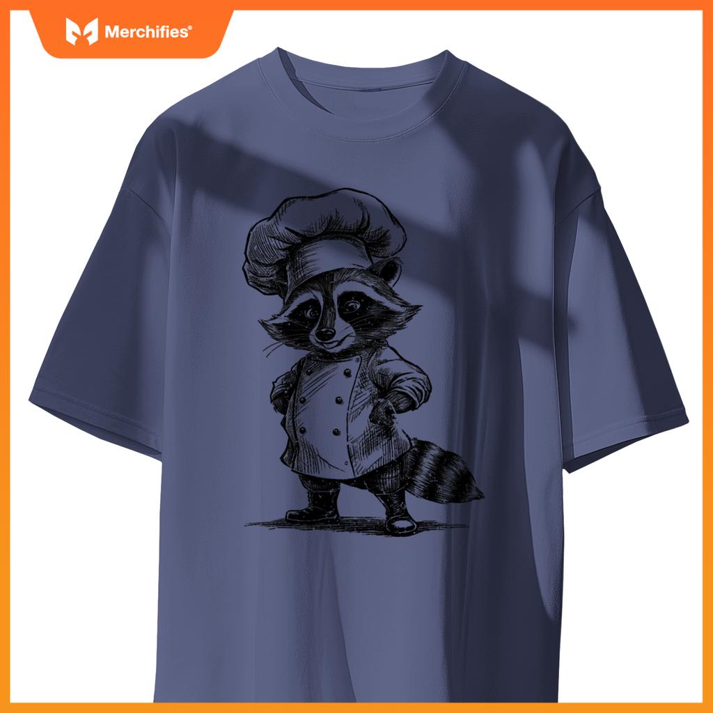 Raccoon Chef Trash Panda  Cooking Lover T-Shirt