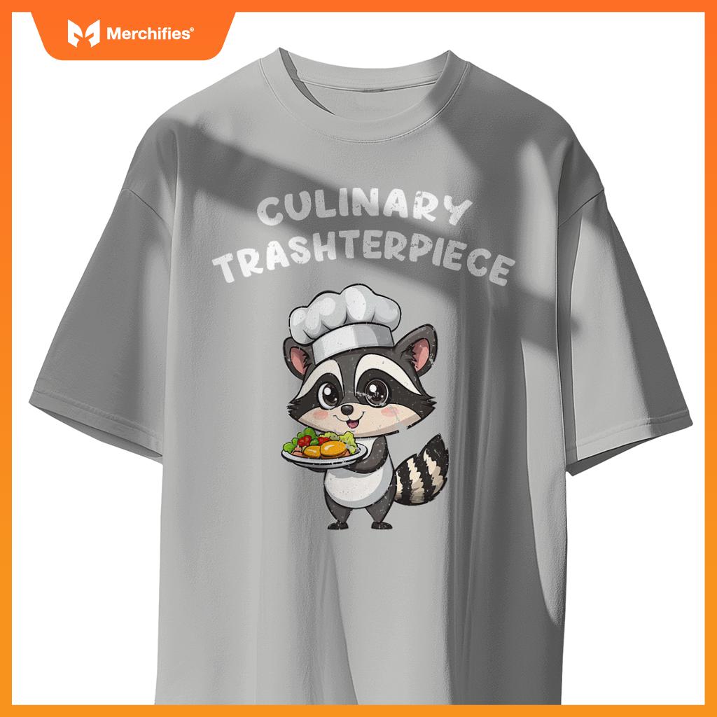 Raccoon Lover Chef Cook Cooking Kawaii Cute Raccoon T-Shirt