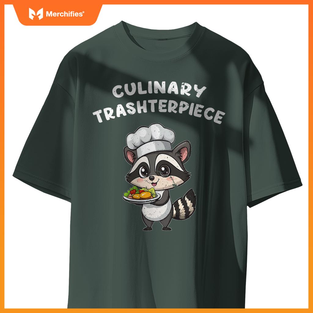 Raccoon Lover Chef Cook Cooking Kawaii Cute Raccoon T-Shirt