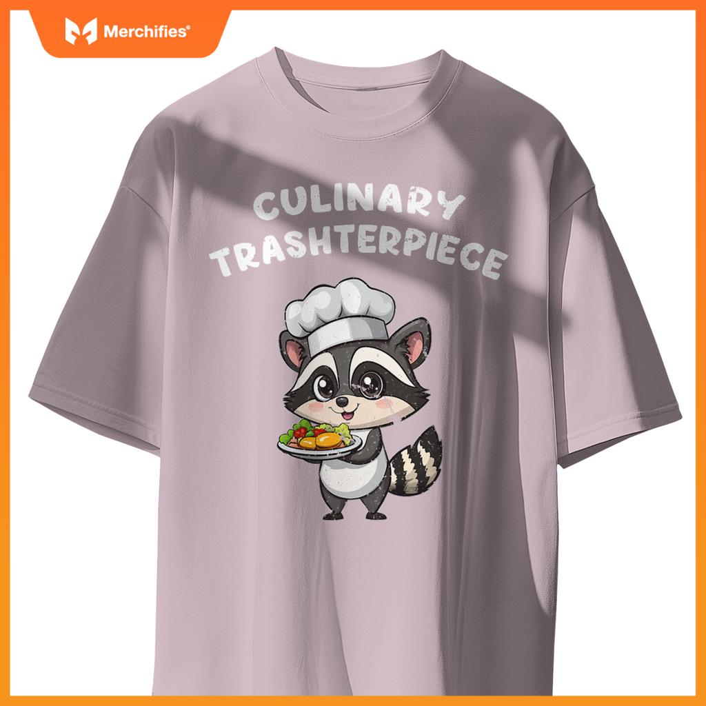 Raccoon Lover Chef Cook Cooking Kawaii Cute Raccoon T-Shirt