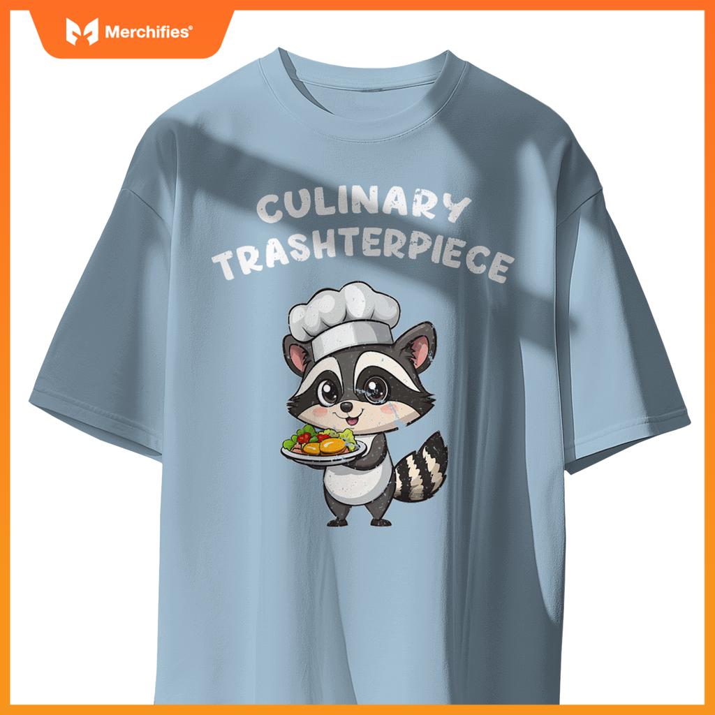 Raccoon Lover Chef Cook Cooking Kawaii Cute Raccoon T-Shirt