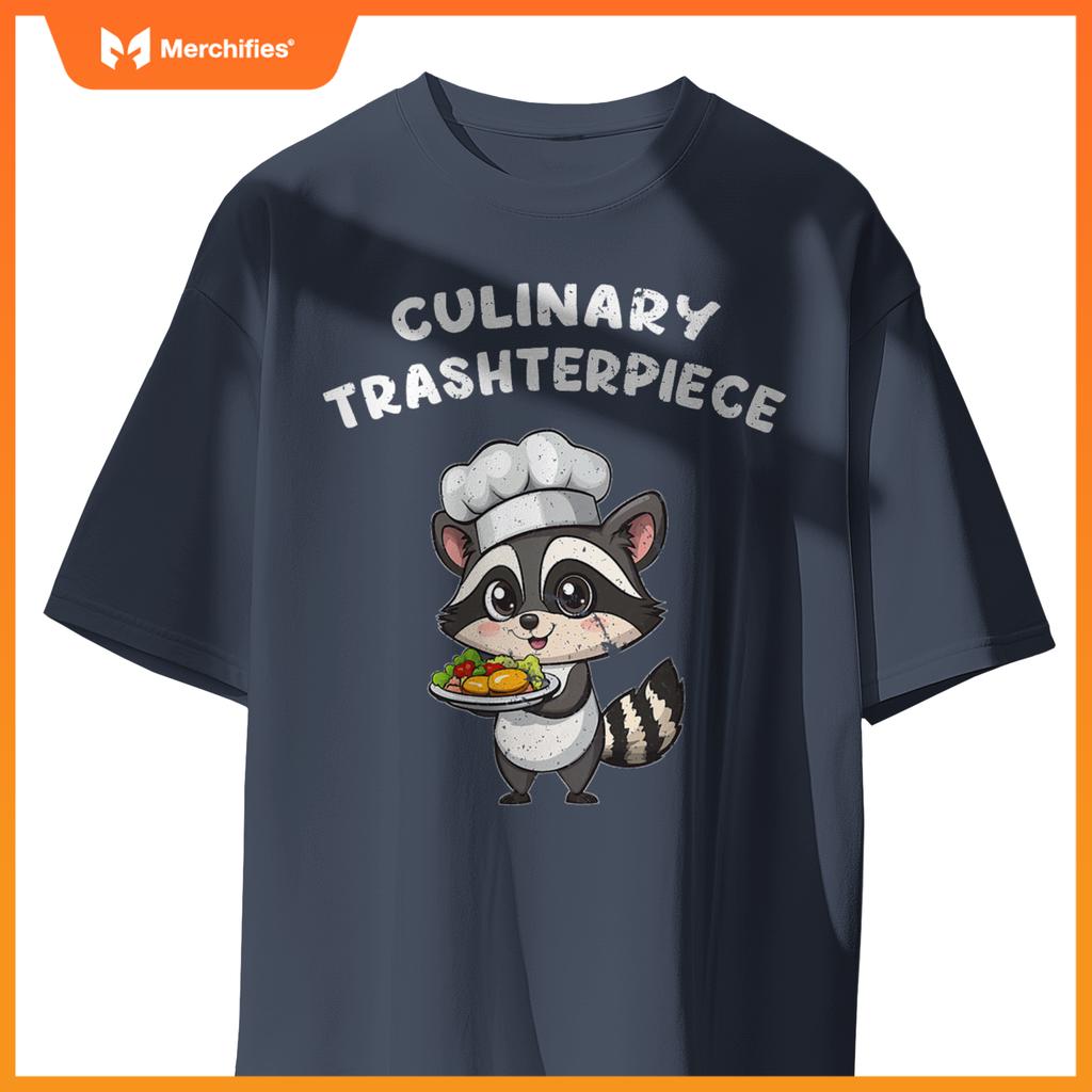 Raccoon Lover Chef Cook Cooking Kawaii Cute Raccoon T-Shirt