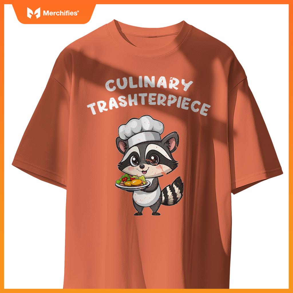 Raccoon Lover Chef Cook Cooking Kawaii Cute Raccoon T-Shirt