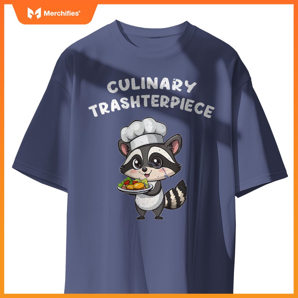 Raccoon Lover Chef Cook Cooking Kawaii Cute Raccoon T-Shirt