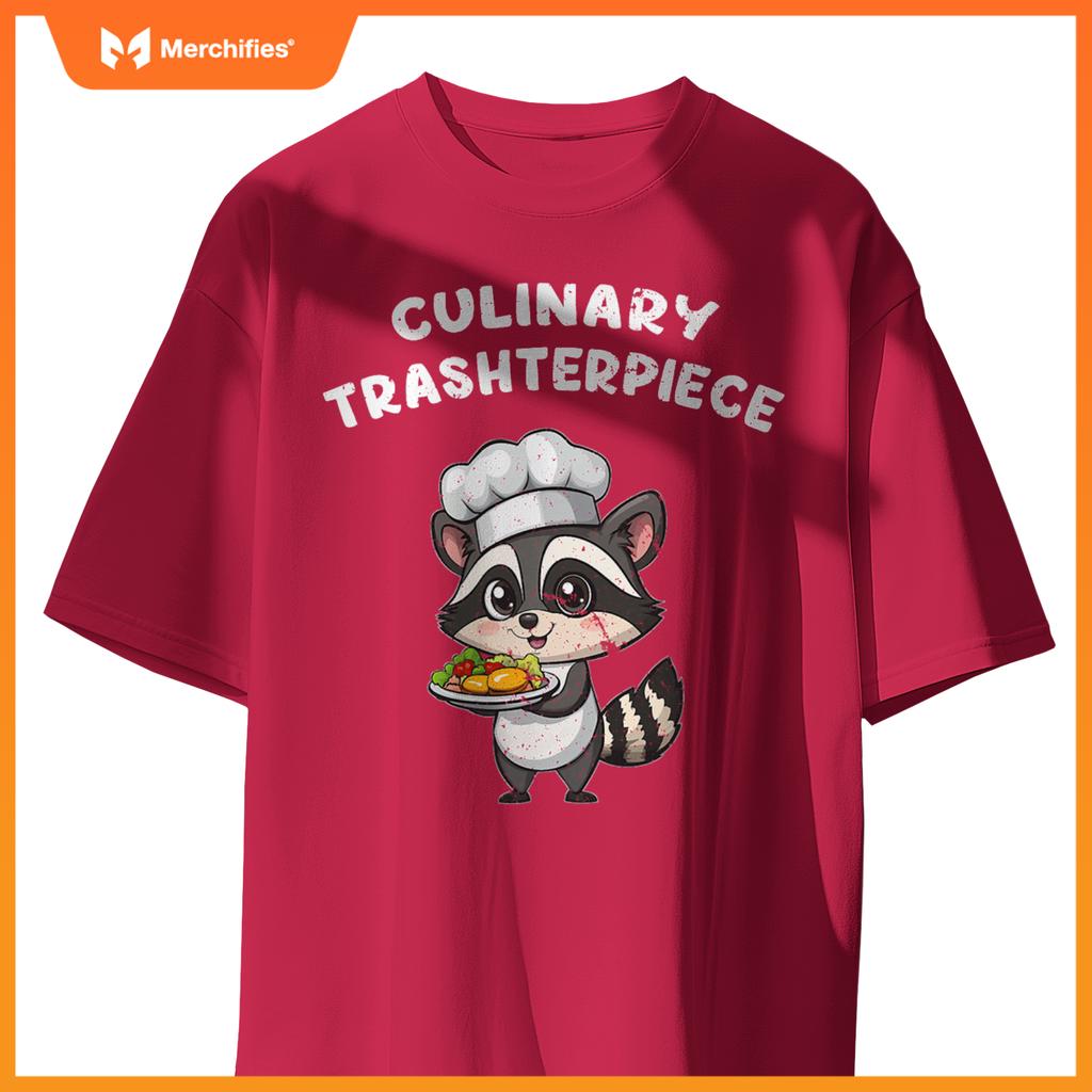 Raccoon Lover Chef Cook Cooking Kawaii Cute Raccoon T-Shirt