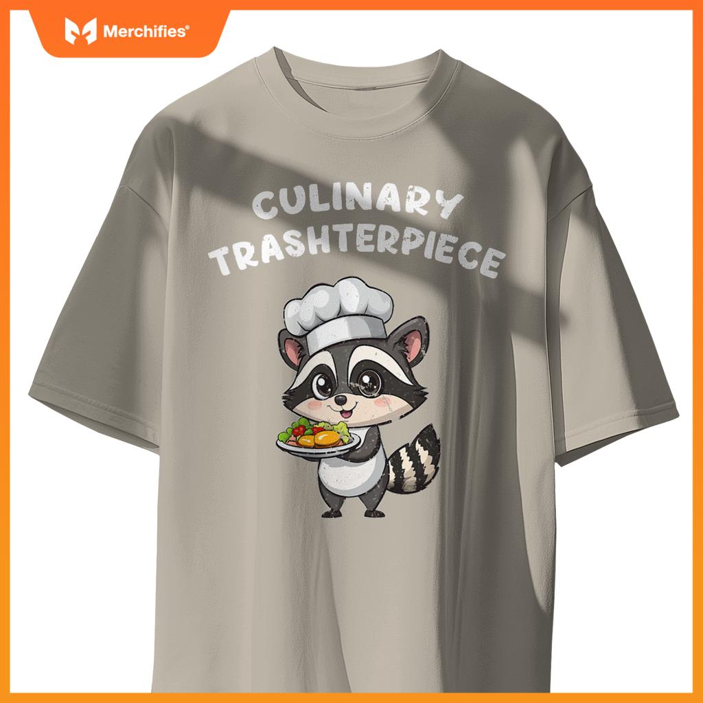 Raccoon Lover Chef Cook Cooking Kawaii Cute Raccoon T-Shirt