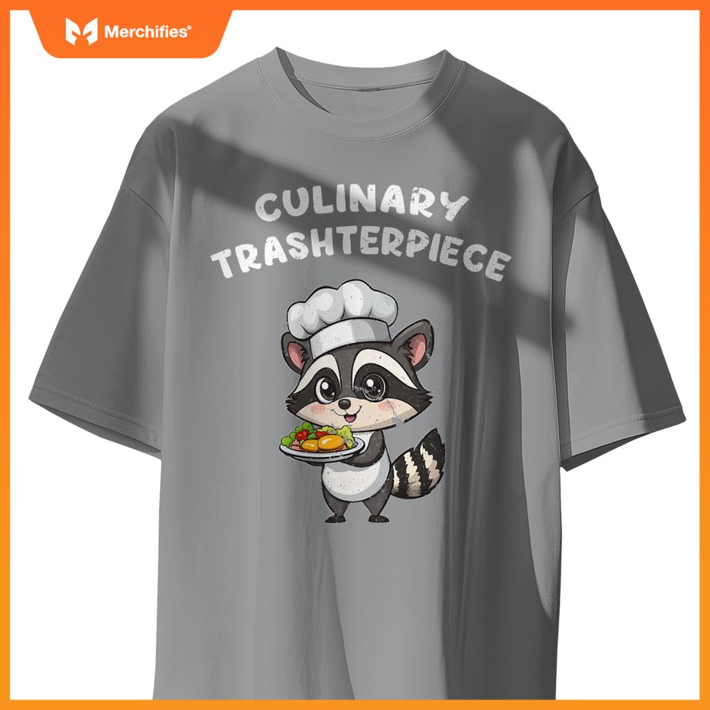 Raccoon Lover Chef Cook Cooking Kawaii Cute Raccoon T-Shirt