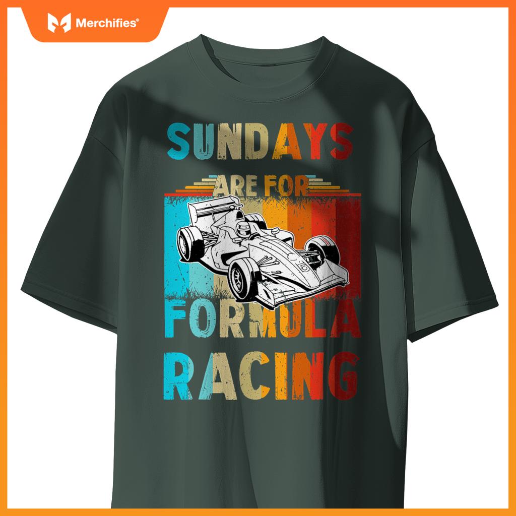 Race Car Sundays Are  Mula Racing Lovers T-Shirt