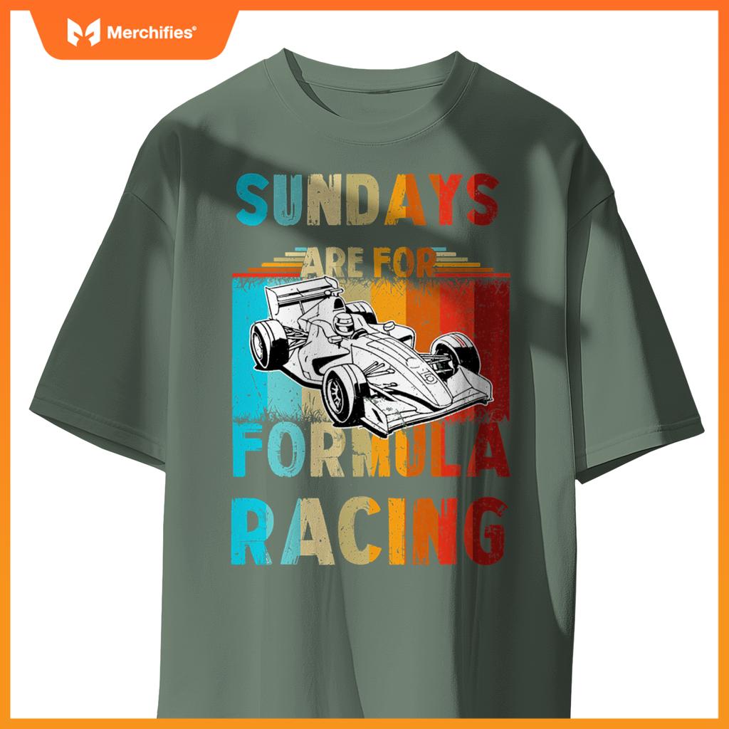 Race Car Sundays Are  Mula Racing Lovers T-Shirt
