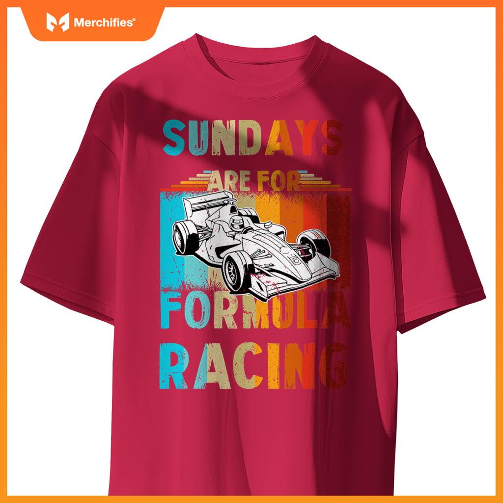 Race Car Sundays Are  Mula Racing Lovers T-Shirt