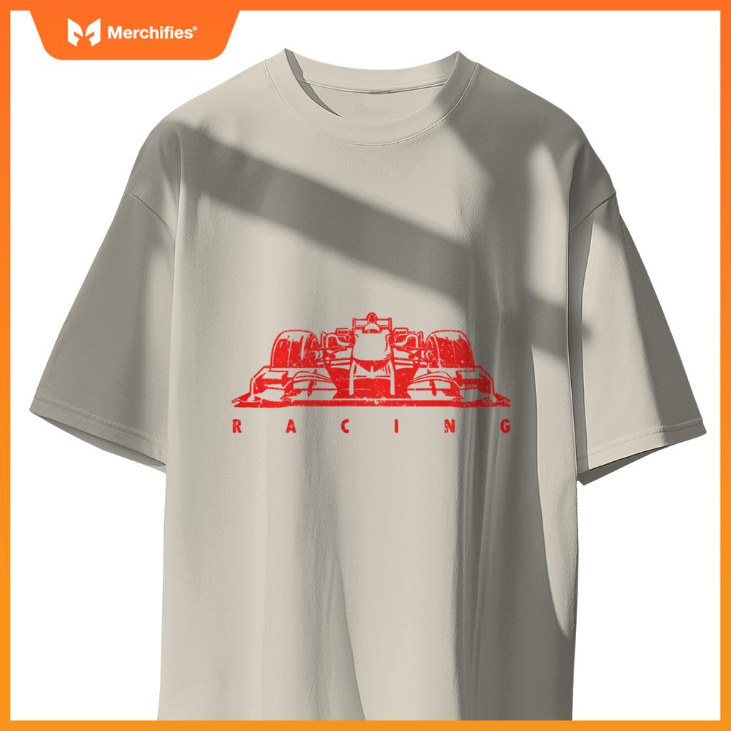 Red Mula Racing Lovers Silhouette Race Car Fan T-Shirt