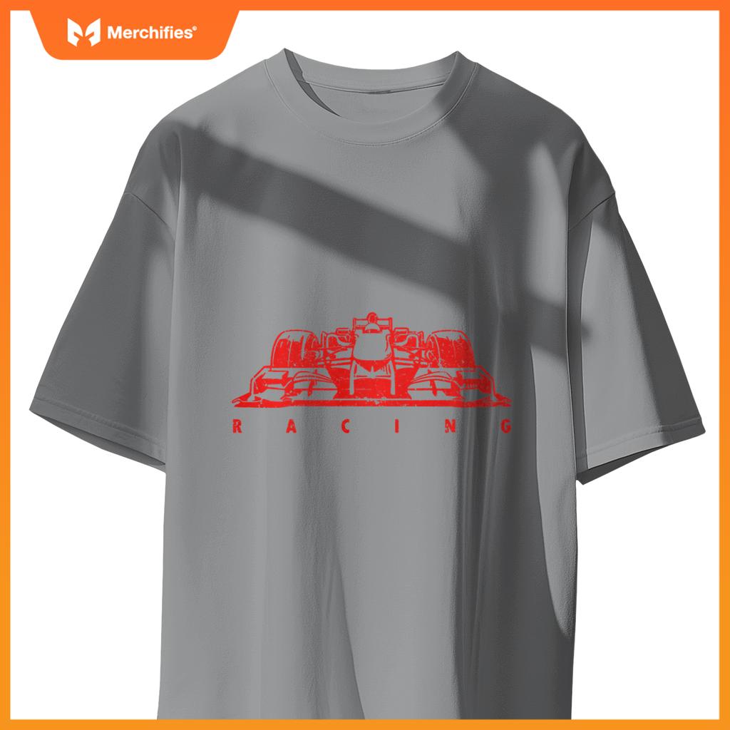 Red Mula Racing Lovers Silhouette Race Car Fan T-Shirt