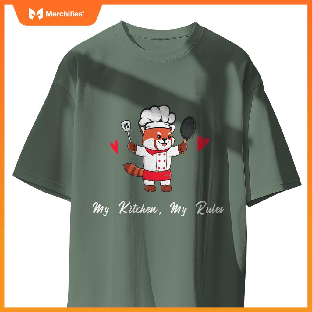 Red Panda Chef  Red Pandas Animal Lover Graphic T-Shirt