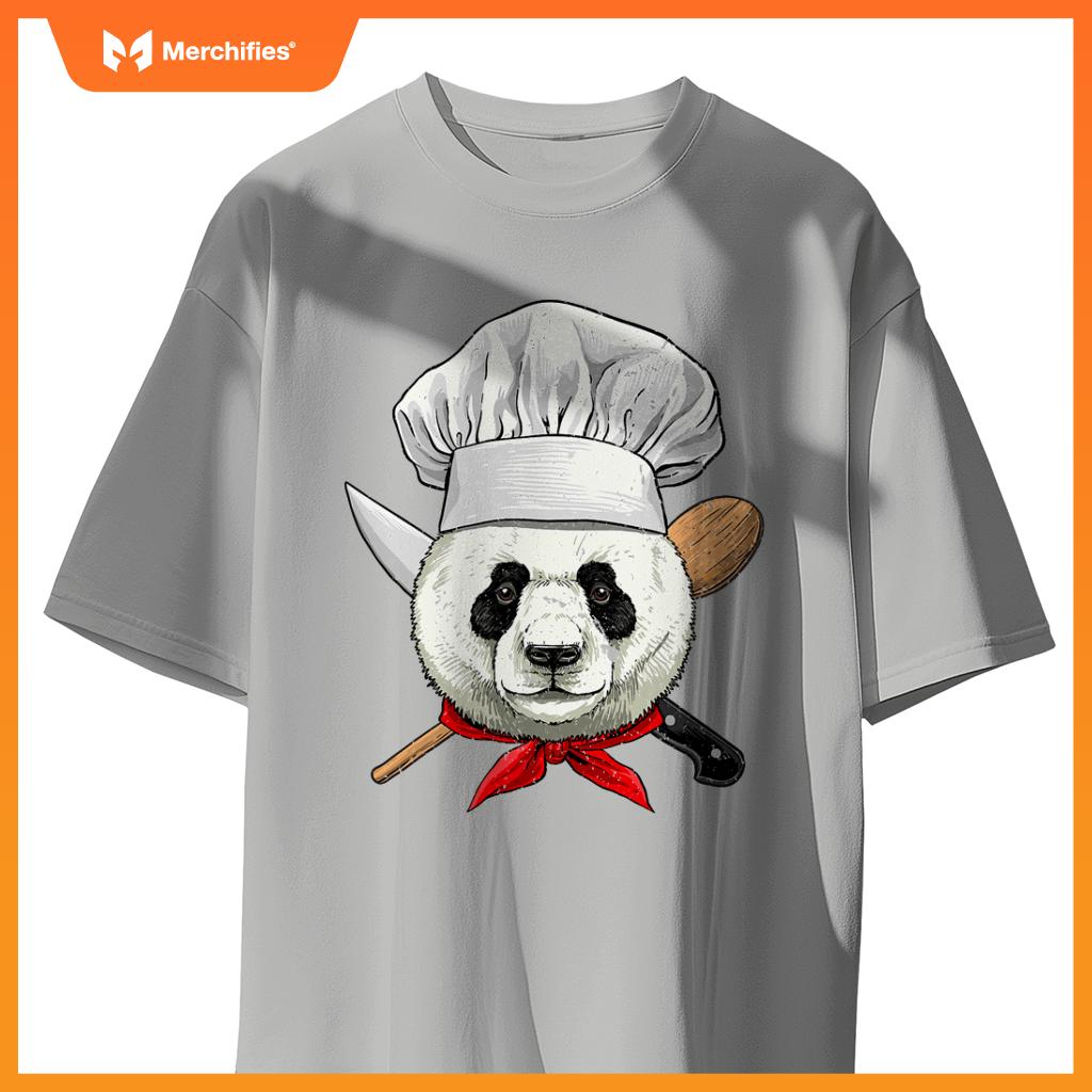Restaurant Panda Chef Cook Culinary Kitchen Cooking Lover T-Shirt