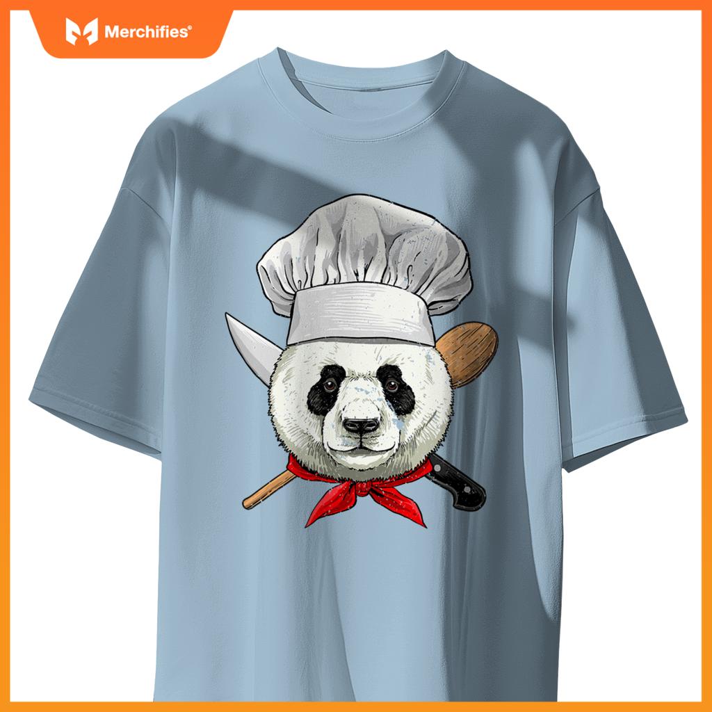 Restaurant Panda Chef Cook Culinary Kitchen Cooking Lover T-Shirt