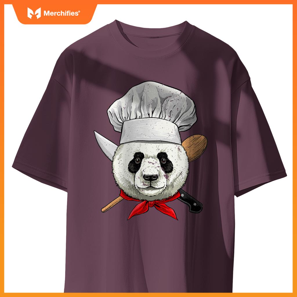 Restaurant Panda Chef Cook Culinary Kitchen Cooking Lover T-Shirt