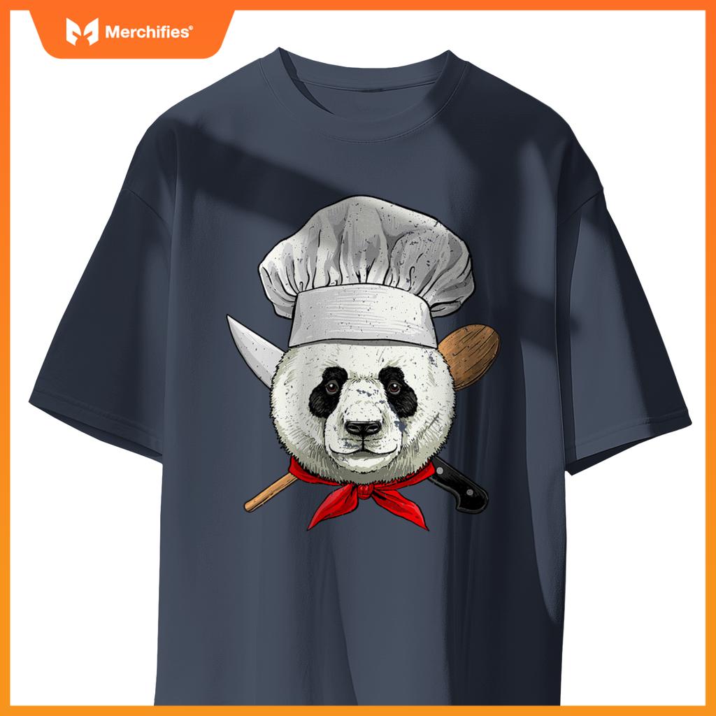 Restaurant Panda Chef Cook Culinary Kitchen Cooking Lover T-Shirt