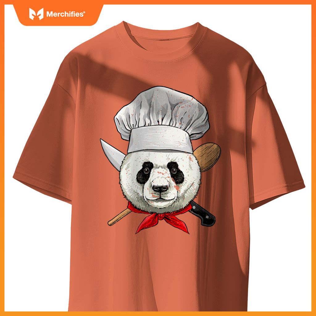 Restaurant Panda Chef Cook Culinary Kitchen Cooking Lover T-Shirt