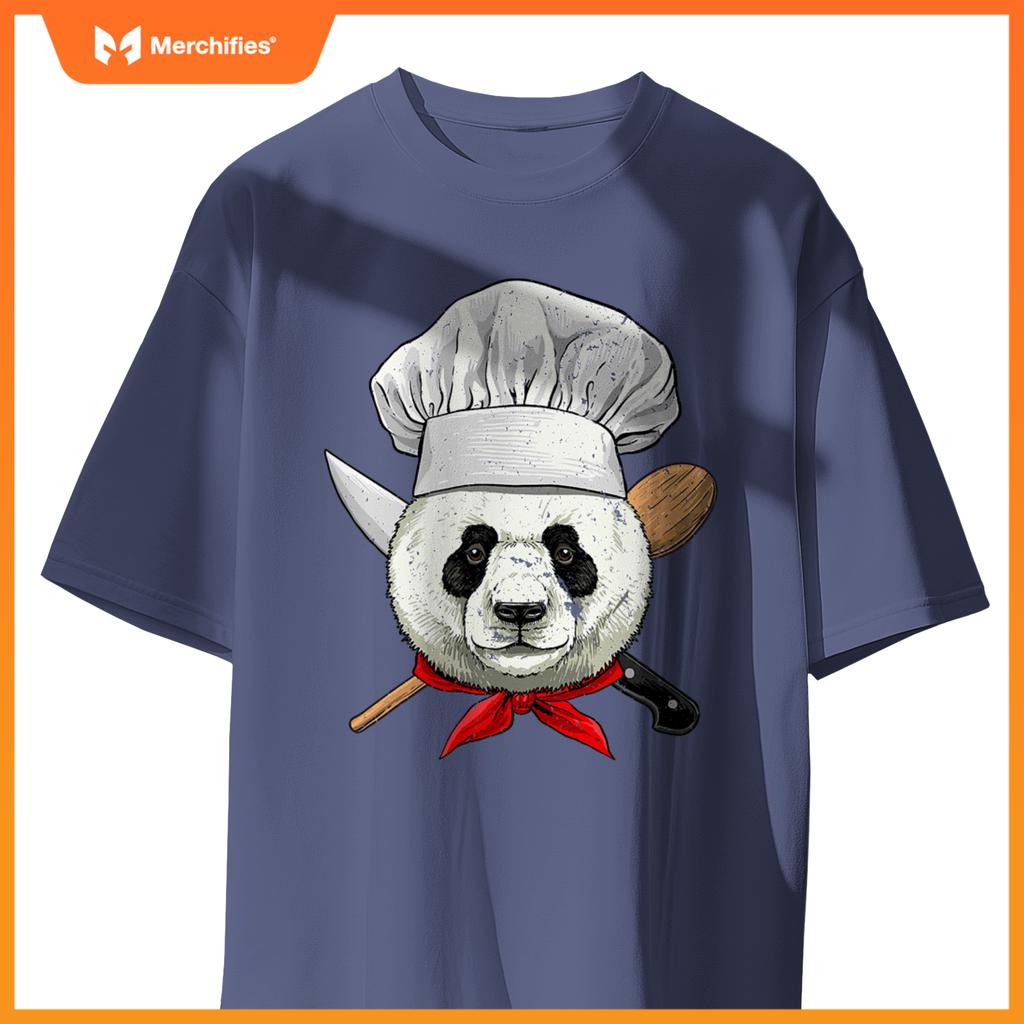 Restaurant Panda Chef Cook Culinary Kitchen Cooking Lover T-Shirt