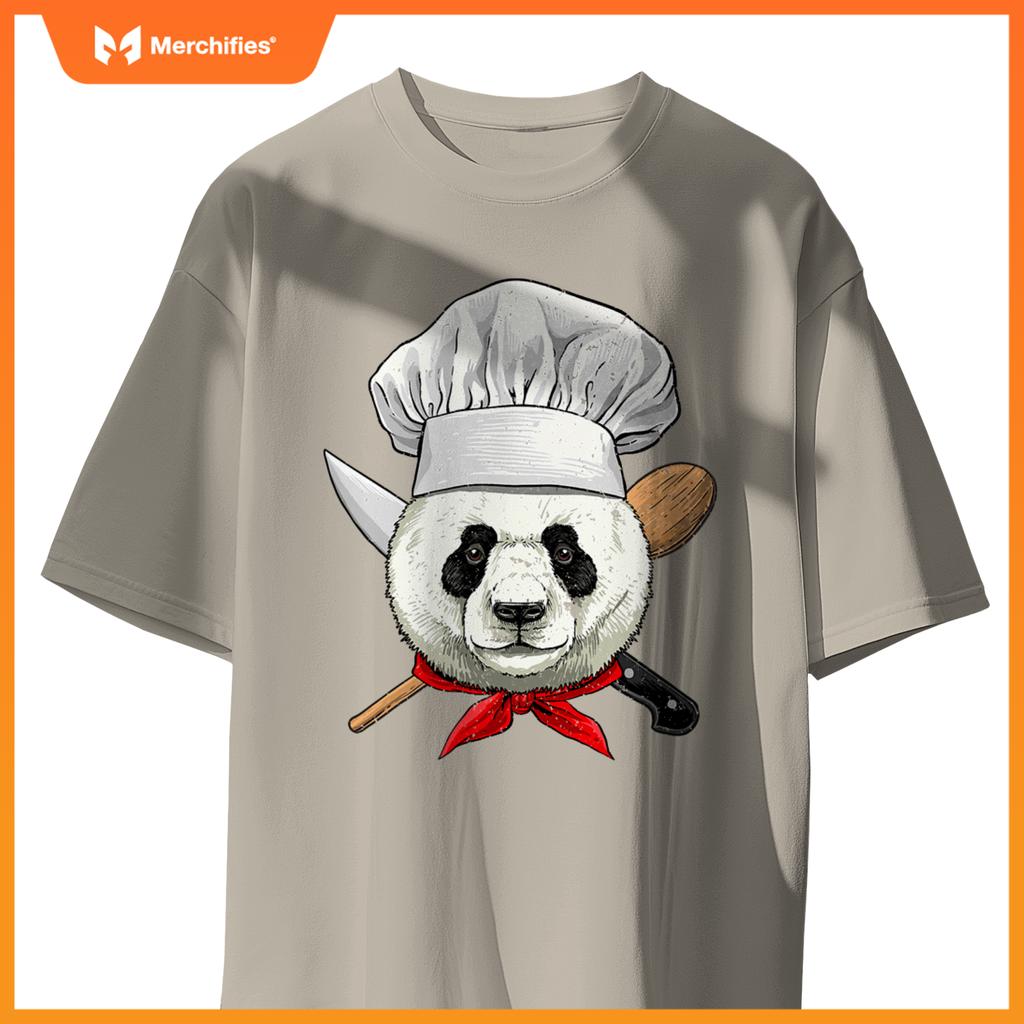 Restaurant Panda Chef Cook Culinary Kitchen Cooking Lover T-Shirt