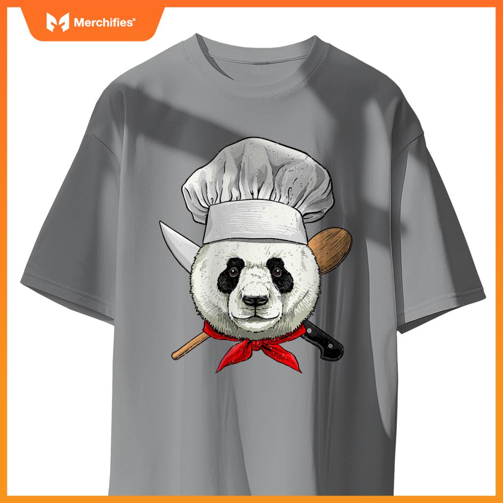 Restaurant Panda Chef Cook Culinary Kitchen Cooking Lover T-Shirt