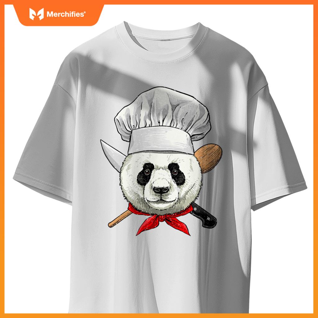 Restaurant Panda Chef Cook Culinary Kitchen Cooking Lover T-Shirt