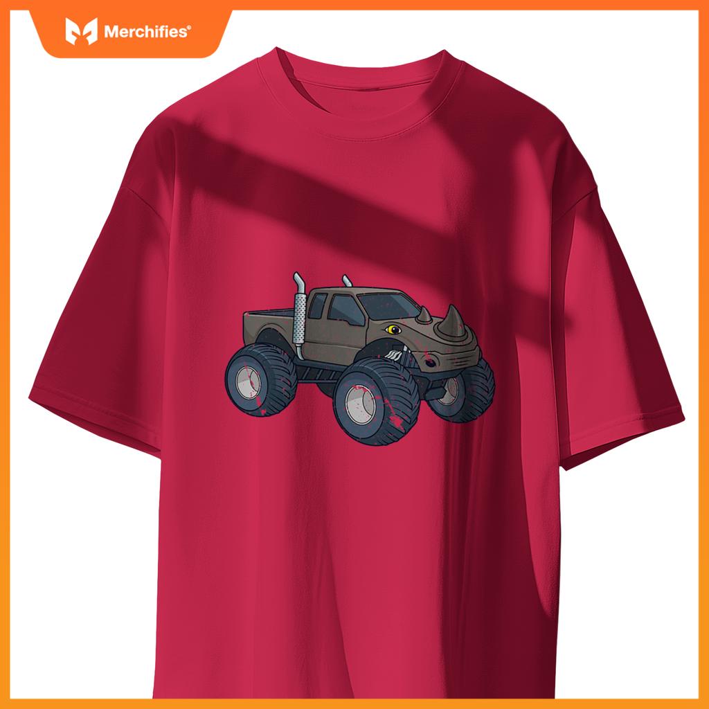Rhino Monster Truck Monster Truck Rhino Animal T-Shirt