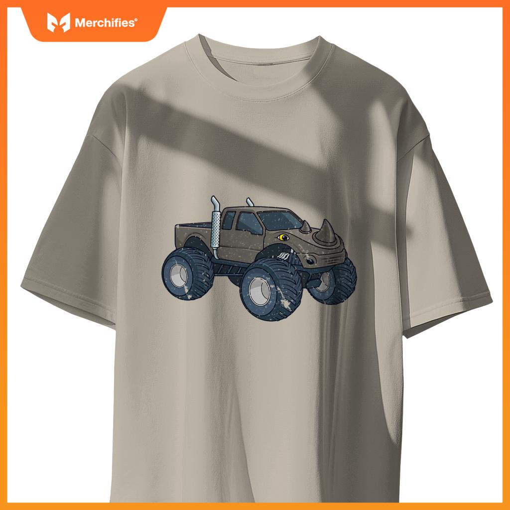 Rhino Monster Truck Monster Truck Rhino Animal T-Shirt