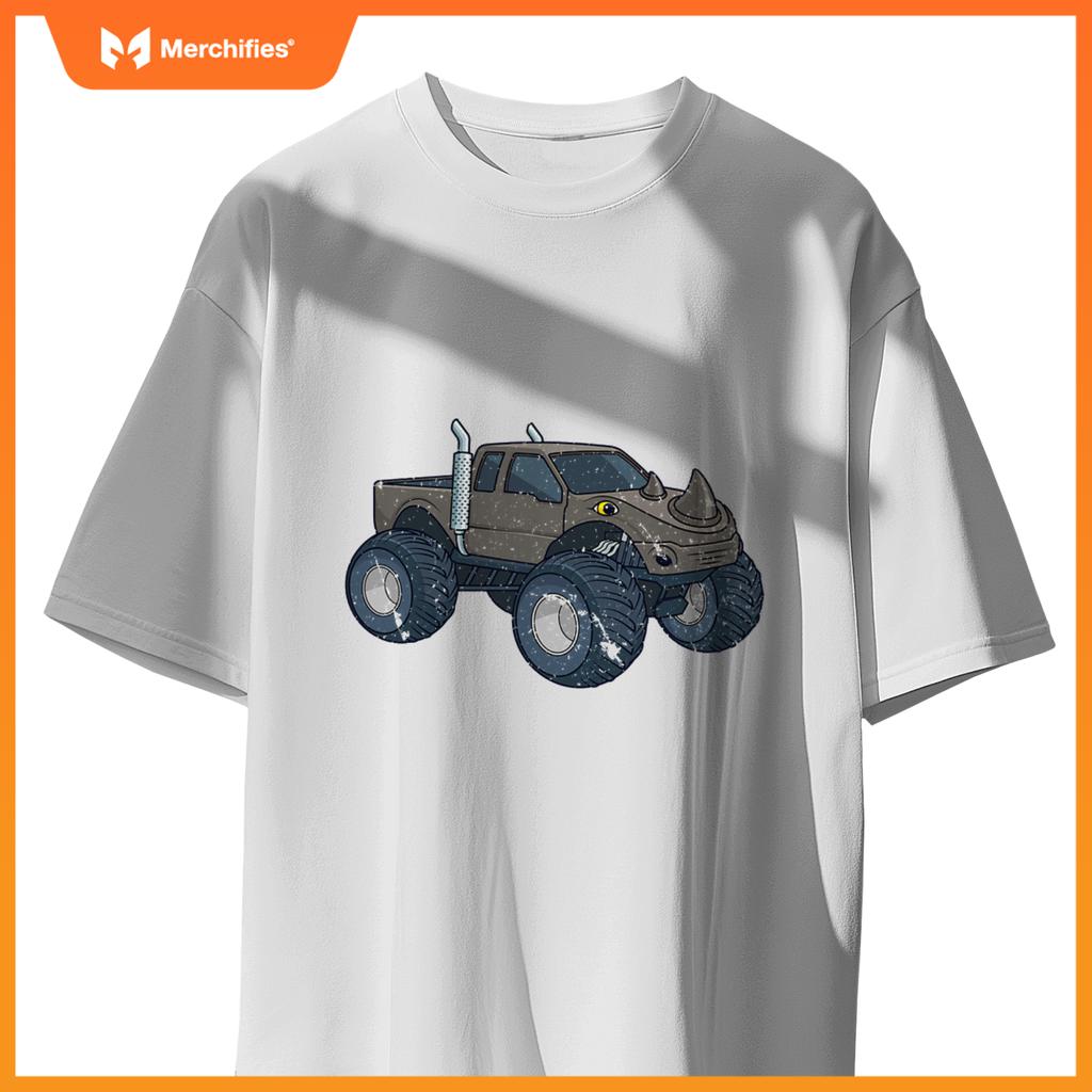 Rhino Monster Truck Monster Truck Rhino Animal T-Shirt