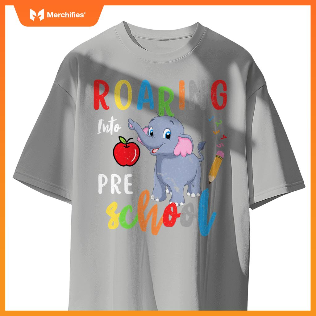 Roaring into preschool elephant teacher pre k back to school
