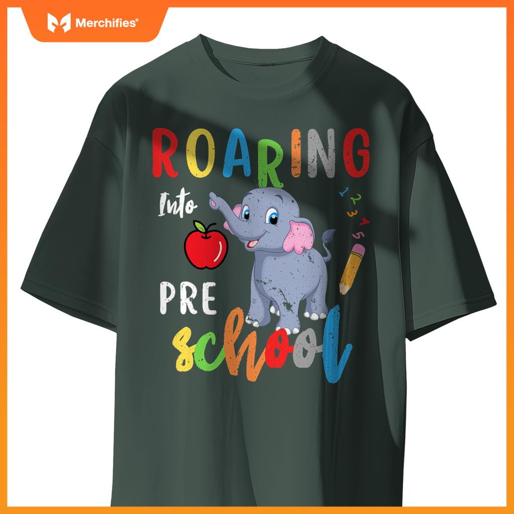 Roaring into preschool elephant teacher pre k back to school